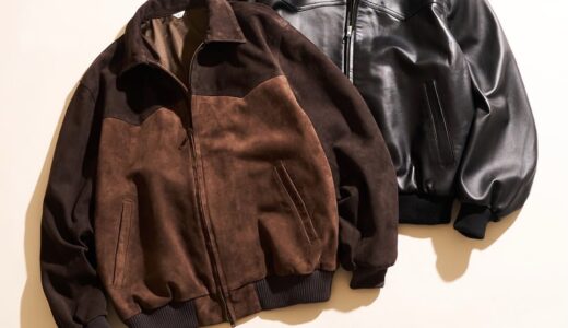 417 EDIFICE『LAMB SUEDE & SHEEP LEATHER SANTA FE JACKET』が国内発売開始 ［25011312512040 / 26011312502010］