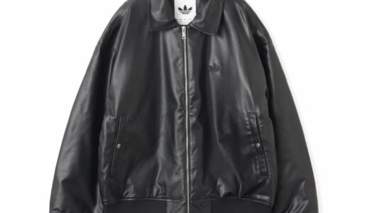 adidas PREMIUM ESSENTIALS PLEATHER BOMBER JACKET が国内12月5日より発売 ［KD2943］