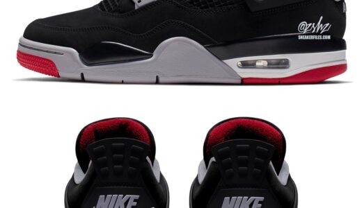 Nike Air Jordan 4 Retro OG “Bred”が2026年後半に復刻発売予定