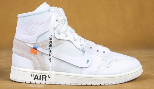 Virgil Abloh Archive x Nike Air Jordan 1 High OG SP “Alaska”が3月28日に発売予定［AA3834-100］