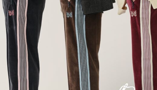 NEEDLES x JOURNAL STANDARD 26SS 別注 ベロアトラックパンツが国内発売開始 ［26030610007110］
