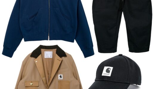 sacai x Carhartt WIP 2026年春夏コラボコレクションが国内2月6日／2月7日より発売【26SS】