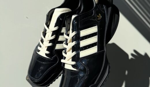adidas スニーカーx革靴な新作『Forum SQ “Black Patent”』が国内近日発売