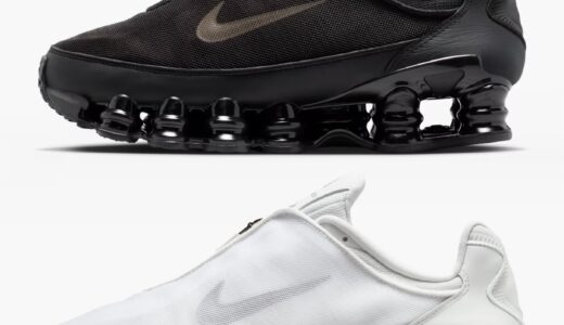 メッシュカバーを纏った Nike Shox TL “Black” & “Photon Dust”が発売予定 ［HM9612-010 / HM9612-025］