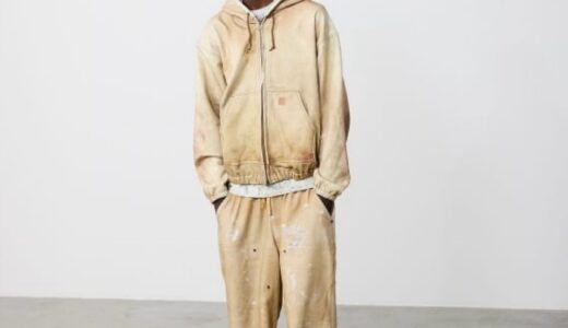 BEAMS 26SS 騙し絵プリントで表現したダブルニー風スウェットパンツ＆ジップフーディーが国内発売開始