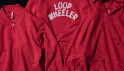 LOOPWHEELER x BEAMS JAPAN “NIPPON RED”が国内2月14日より発売