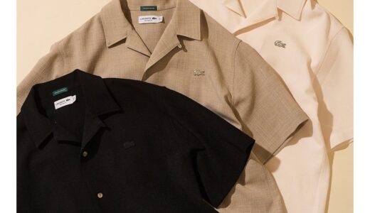 LACOSTE for 417 EDIFICE 26SS 別注クレープシャツが国内発売開始 ［26051313000510］
