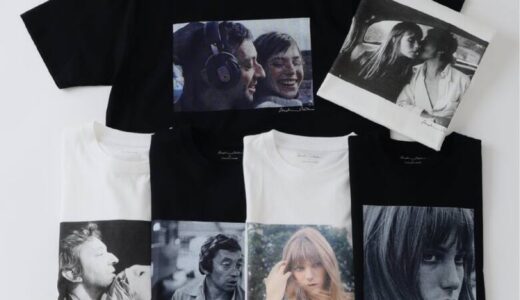 EDIFICE x COUTURE D’ADAM Serge Gainsbourg & Jane Birkin フォトTeeコレクションの国内先行予約が開始 ［26071310002010 / 26071310002210 / 26071310002310 / 26071310002110 / 26071310002410 / 26071310002510］