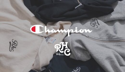 Champion for RHC Ron Herman 26SS 別注ジップフーディーが国内2月13日より発売