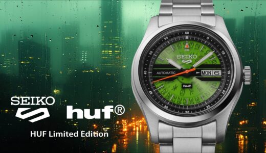 【先行予約開始】Seiko 5 Sports x HUF コラボウォッチ第3弾が国内3月6日に発売 ［SBSA323］