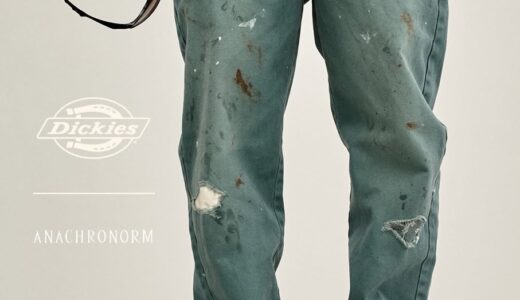 Dickies®︎ x ANACHRONORM 26SS『FADED WORK PANTS』が国内2月27日より発売 ［26030610011710］
