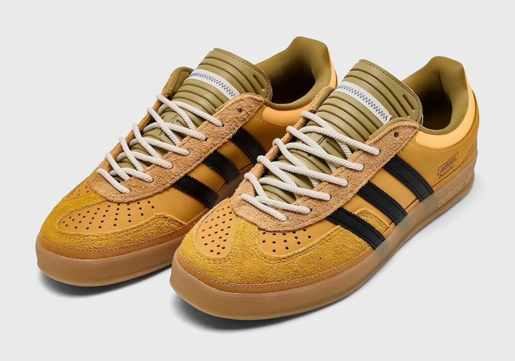 Bad Bunny x adidas Gazelle Indoor “Solar Gold”が10月17日より発売