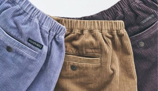 GRAMICCI x 417 EDIFICE 26SS 別注 コーデュロイショートパンツの国内先行予約が開始 ［26031313000410］