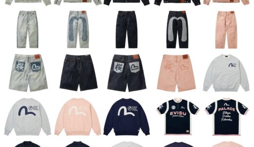 PALACE SKATEBOARDS x EVISU “SPRING 26” Week8 が国内3月28日より発売