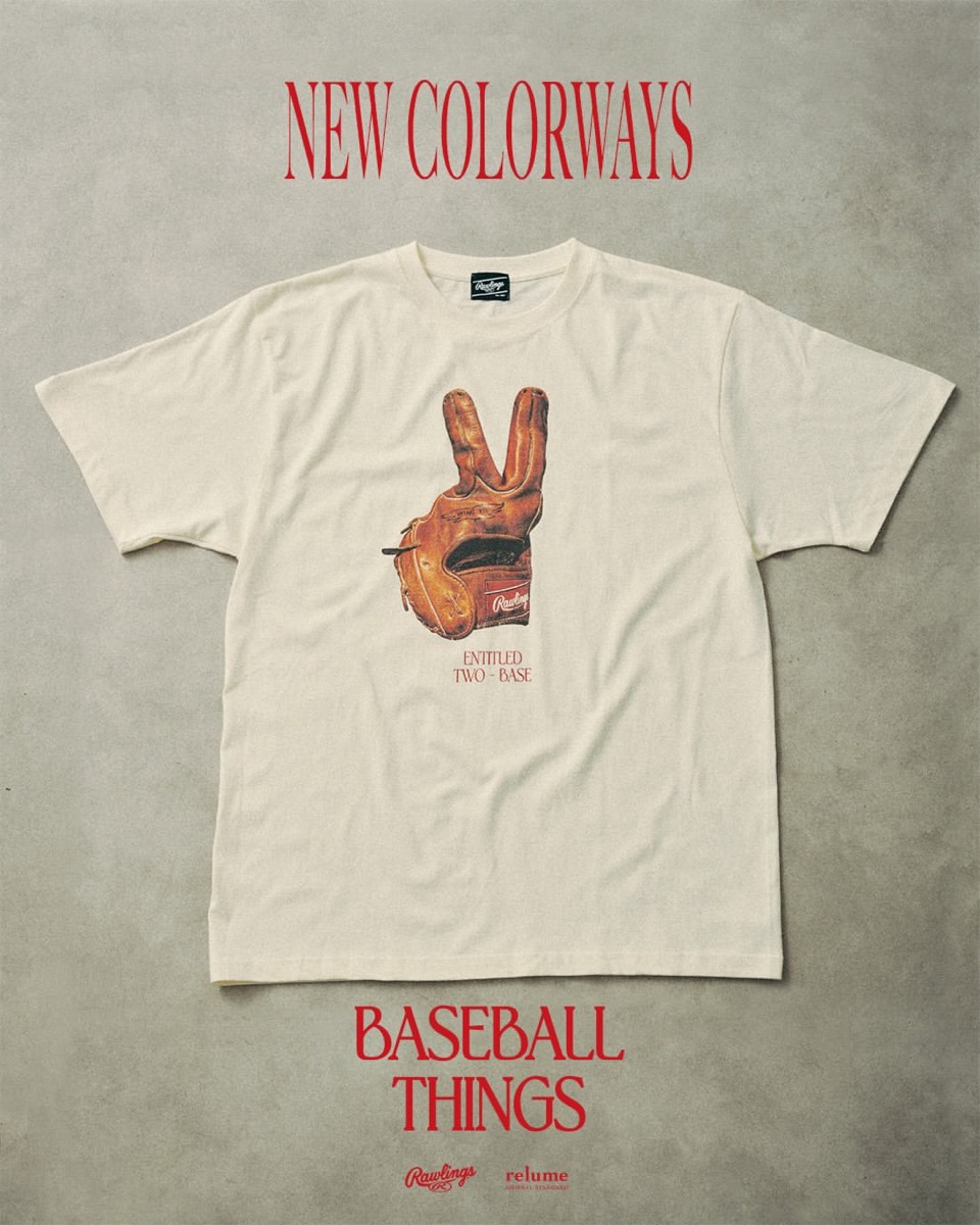 JOURNAL STANDARD relume x RAWLINGS® 名品グラブ「XPG3」別注Tシャツ