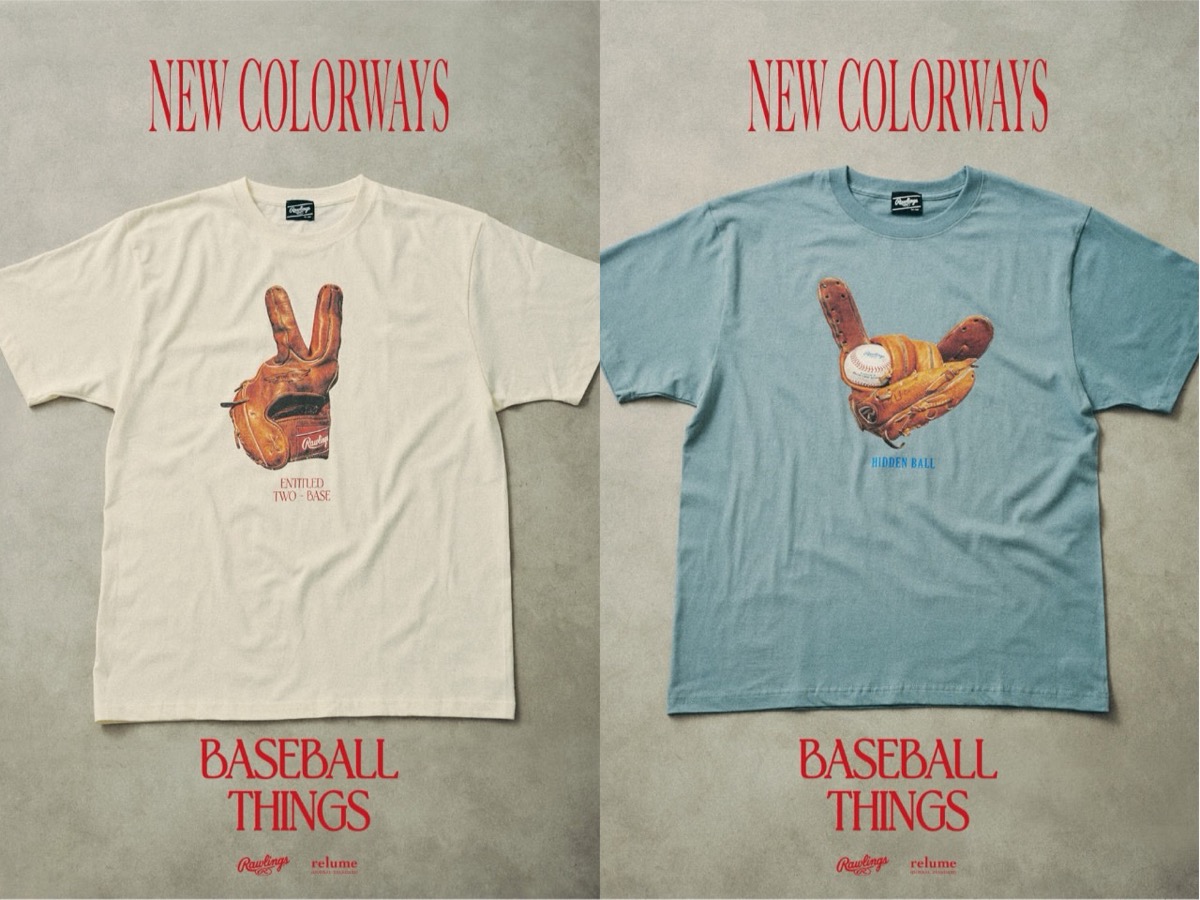 JOURNAL STANDARD relume x RAWLINGS® 名品グラブ「XPG3」別注Tシャツ