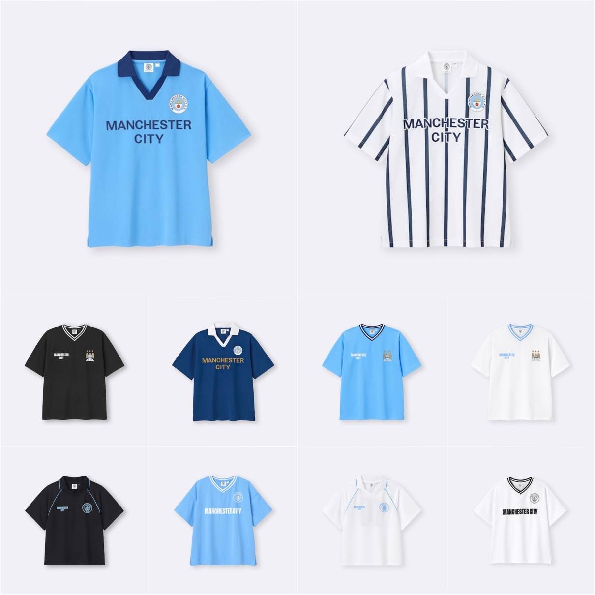 GU x マンチェスター・シティ 26SS ゲームシャツコレクションが国内5月