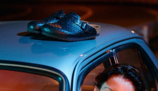 BIRKENSTOCK x BEAMS 26SS 別注『BOSTON “BONE PATTERN” smooth BLACK』が国内3月20日／3月22日より発売開始