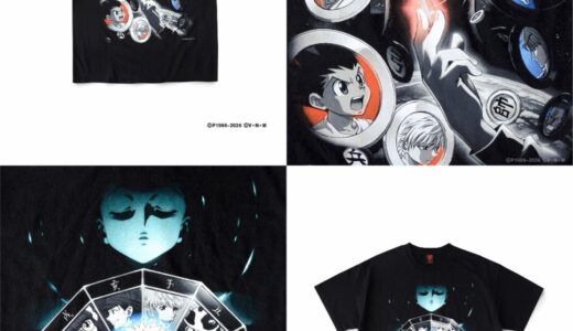 HUNTER×HUNTER x GEEKS RULE コラボTシャツ第5弾が国内3月6日より発売