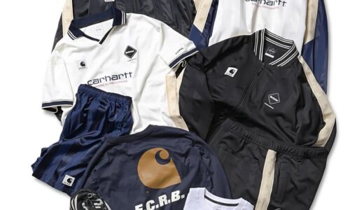 F.C.Real Bristol x Carhartt WIP 初コラボコレクションが国内4月10日より発売