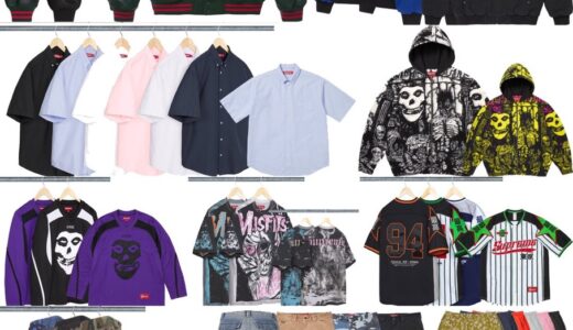 Supreme x The Misfits 26SS Week7 が国内4月11日より発売【全商品一覧 価格など / 2026SS】