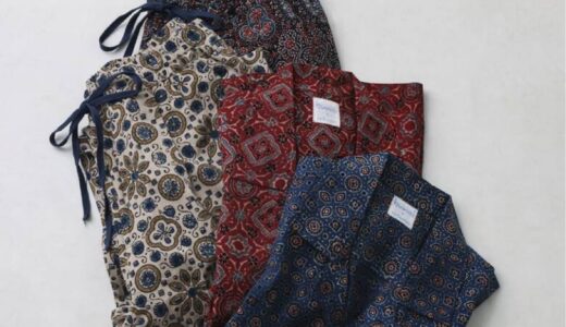 JOURNAL STANDARD relume x bunai 26SS 別注 アジュラクプリント 半袖シャツ＆イージーパンツの国内先行予約が開始 ［26051465000110 / 26030465001510］