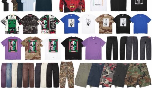 Supreme x Mike Kelley / Vans 26SS Week8 が国内4月18日より発売【全商品一覧 価格など / 2026SS】