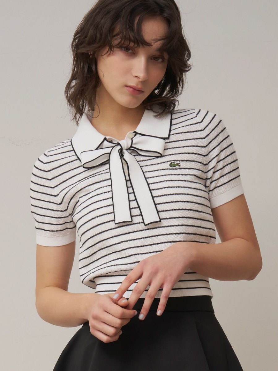 LACOSTE/ポロシャツ snidelコラボ LACOSTE meets SNIDEL ポロデザインの限定アイテムが国内4月29日より