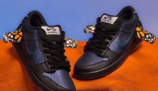 Bluetile Skateboards x Nike SB Dunk Low Pro QS “Monarch Butterfly”が5月4日より発売予定 ［IQ1323-001］