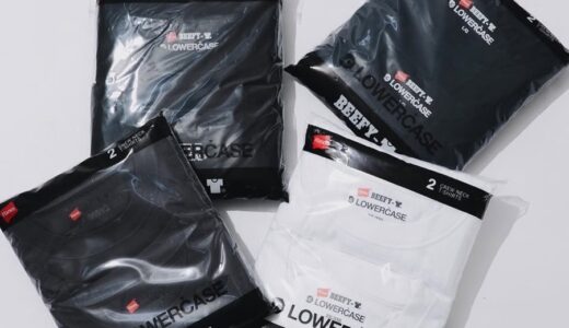 Hanes x LOWERCASE 別注 2P BEEFY-T が国内発売開始