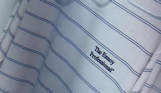 ENNOY『PANEL BORDER L/S T-SHIRT』が国内4月11日より抽選販売