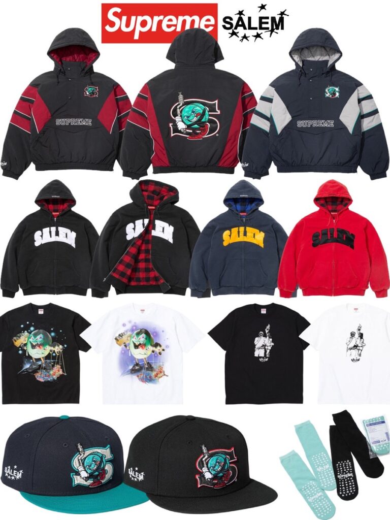 Supreme x SALEM 26SS Week12 が国内5月16日より発売【全商品一覧 価格