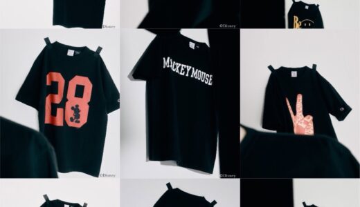 Champion x Jackson Matisse x JS relume 26SS 別注 T1011 スマイル＆ミッキーマウスTシャツの国内先行予約が開始 ［26071465000620 / 26071465000520］