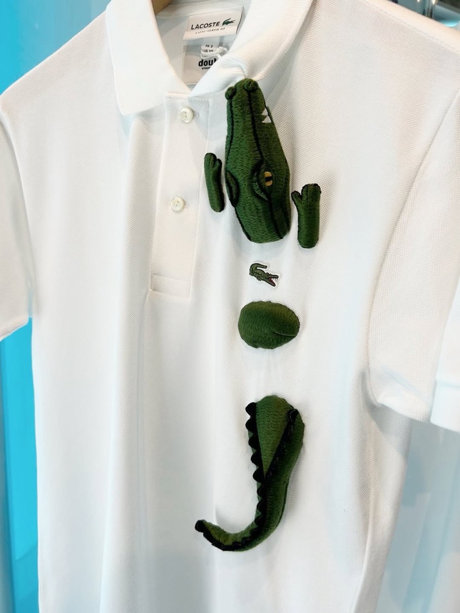 LACOSTE x doublet 3Dワニが漂うポロシャツが国内5月15日より限定発売