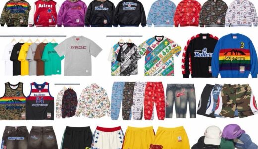 Supreme x Mitchell & Ness 26SS Week13 が国内5月23日より発売【全商品一覧 価格など / 2026SS】