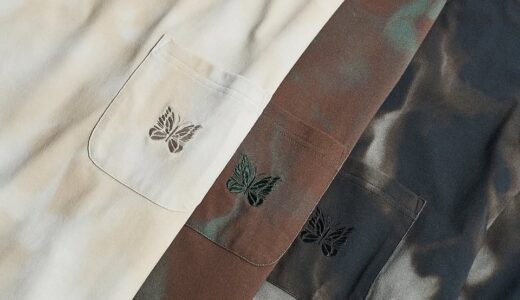 NEEDLES x STUDIOUS 別注 タイダイ柄ポケットTシャツが国内再販開始