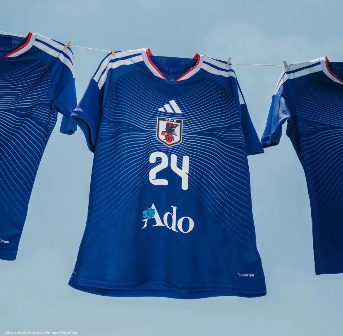 adidas x Ado サッカー日本代表コラボユニフォーム​が国内6月8日より