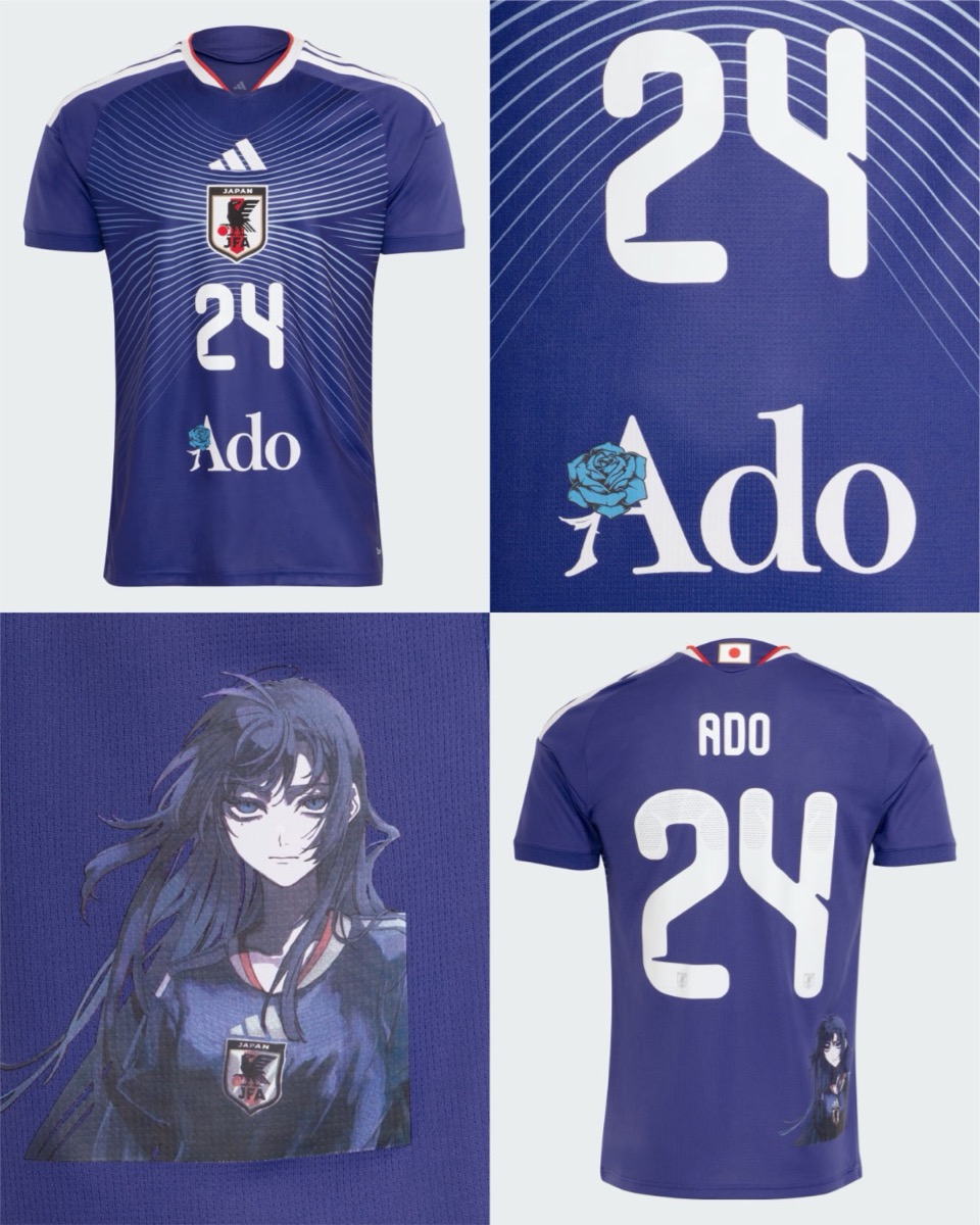 adidas x Ado サッカー日本代表コラボユニフォーム​が国内6月8日より