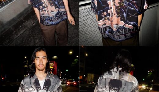 WACKO MARIA x 攻殻機動隊 26SS ハワイアンシャツが国内5月9日より発売