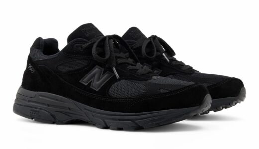 New Balance 『993 “Triple Black”』が発売開始［U993BL］