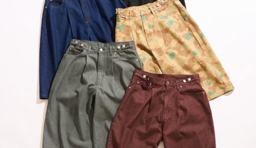 417 EDIFICE 26SS デニムワイドショーツが国内発売開始 ［26031312500010］