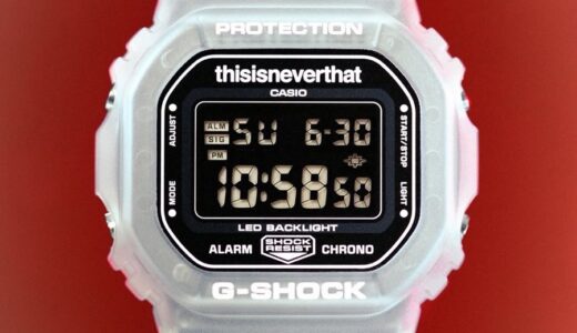 thisisneverthat® x G-SHOCK コラボウォッチが国内6月19日より発売