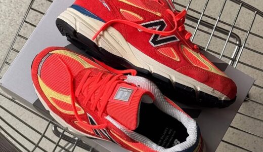 New Balance〈990v4 “Urgent Red/Maize”〉が国内6月より発売予定［U99076B］