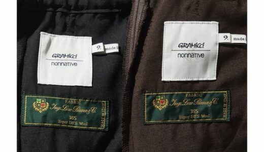 Gramicci x nonnative LORO PIANA “365” MERINO WOOL Easy Pants & Shortsが国内6月20日より発売