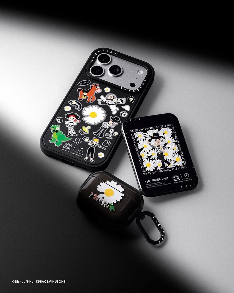 CASETiFY x TOY STORY x PEACEMINUSONE コラボテックアクセが国内発売