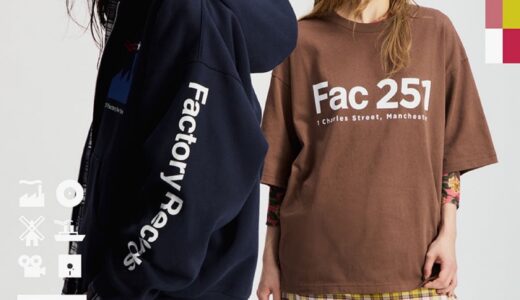 GU x Factory Records コラボコレクションが国内8月10日より発売