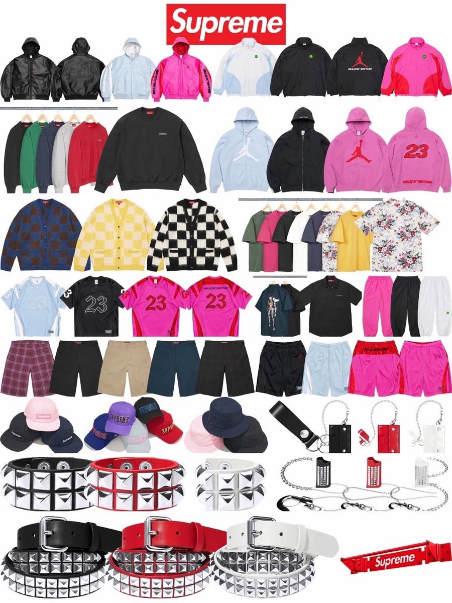 Supreme x JORDAN BRAND 26SS Week15 が国内6月6日より発売【全商品