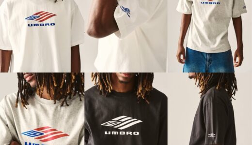 UMBRO x 417 ÉDIFICE 別注 USA26 FLAG LOGO TEE が国内発売開始 ［26071313000320］