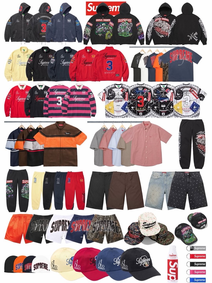 Supreme x La Martina / Jacob & Co. / Grave Digger 26SS Week16 が