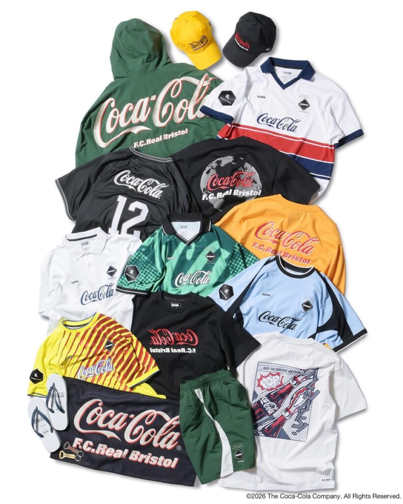F.C.Real Bristol x Coca-Cola コラボコレクションが国内6月12日より